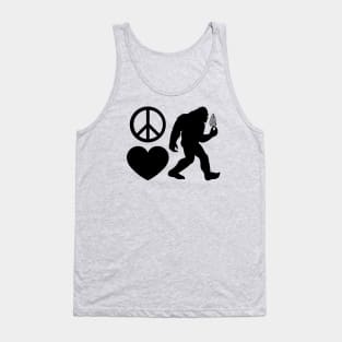 Bigfoot Mushroom Hunter Sasquatch Gift Tank Top